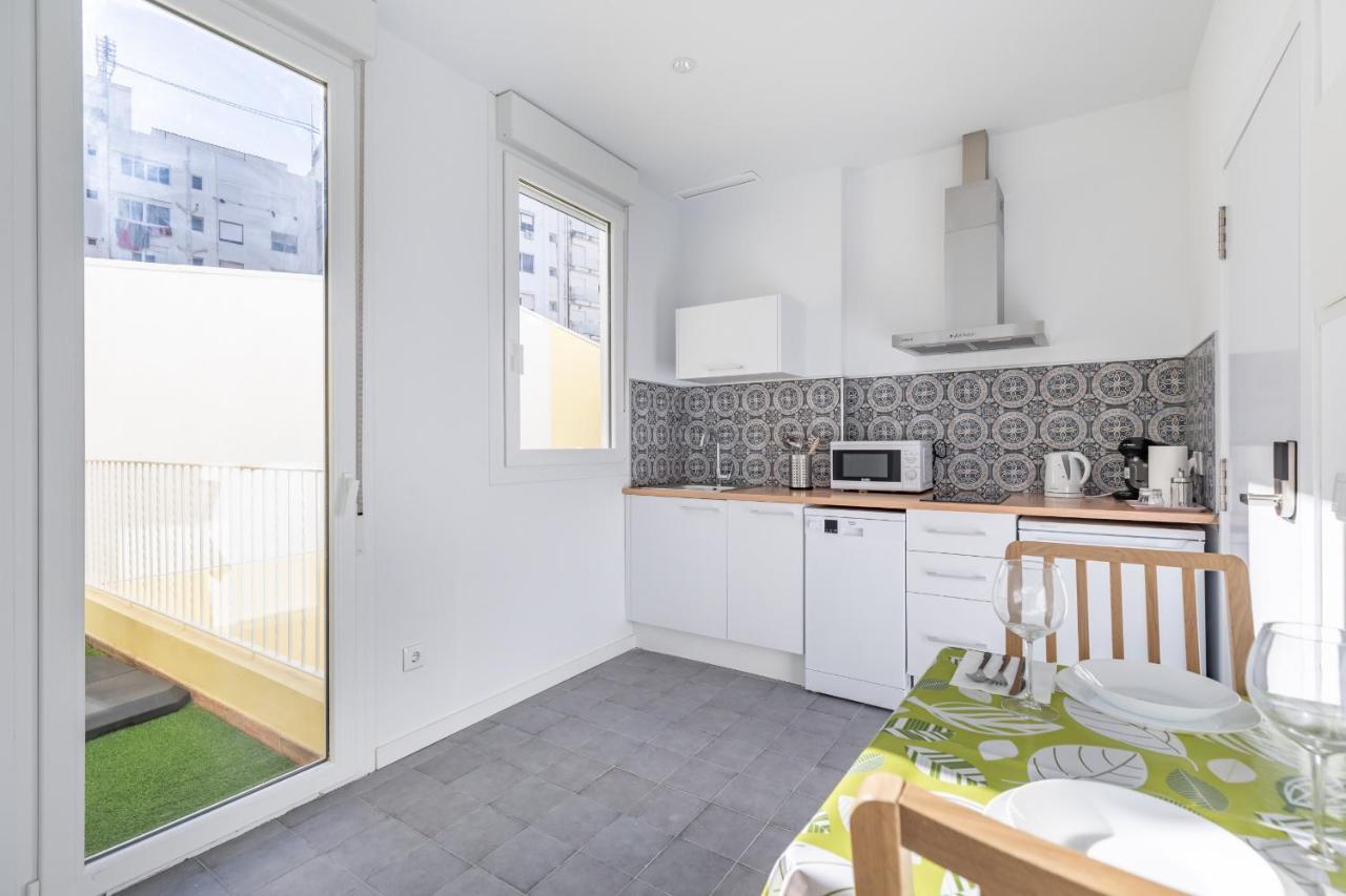 Gorgeous Apt With A Large Private Terrace Valência Exterior foto